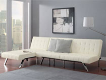 emily futon with chaise lounge