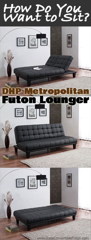DHP Metropolitan Futon Lounger