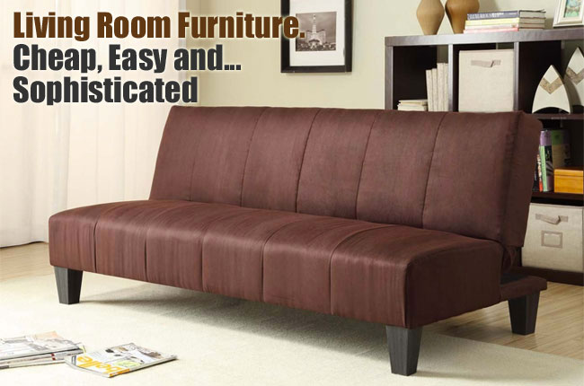 Winchester Convertible Futon in Living Room
