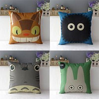 Cartoon Character Pillows, Set of 4