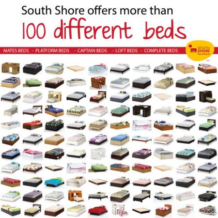 100 South Shore Bed Frames in 100 Different Styles