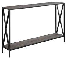Long, Tall Console Table to Use for Lamps, Decor Behind Futon Sofa