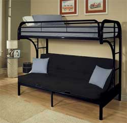 Acme Eclipse Futon Bunk Bed with Metal Frame