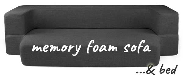 Memory Foam Sofa Bed that Folds Down