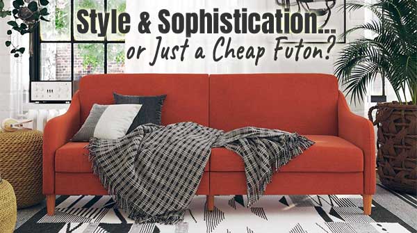 DHP Jasper Coil Futon - Sophisticated Style with a Low Price