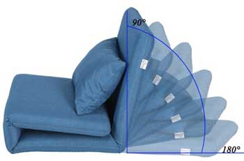 Foldable Chair Bed with Matching Pillow