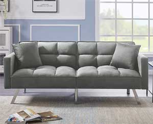 Modern Sofa Sleeper Transforms into a Futon Bed